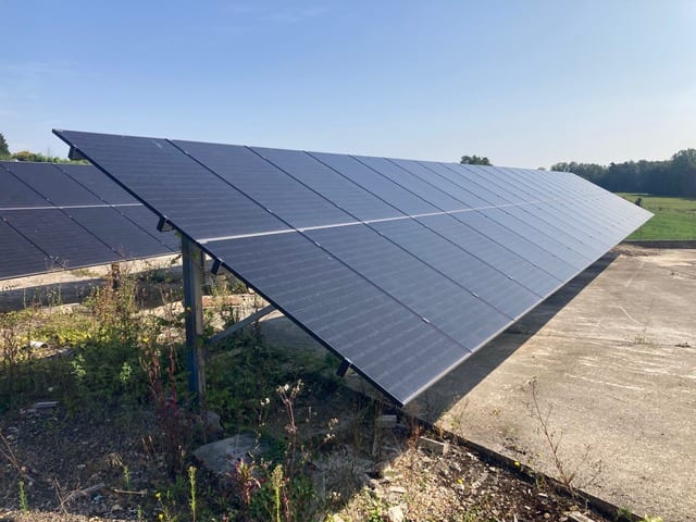 Installation photovoltaïque Rohant Solaire — Centrale au sol